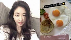 김사랑, 놀라운 아침 식단 공개…뭐 먹나 보니