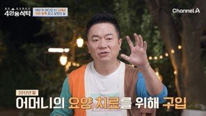 김태균, ‘4500평 별장’ 공개…“‘혈액암 투병’ 母 위해 산 절반 사”