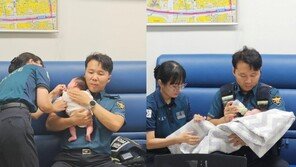 길거리 배회하던 엄마…경찰이 아기 품에 안아 분유 먹였다