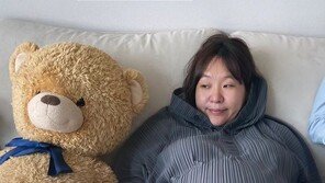 ‘다섯째 임신 중’ 정주리, 대형 곰인형보다 큰 배 “주리곰”