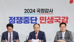 추경호 “野, 남은 국감만이라도 이재명 방탄 충성 경쟁 접어달라”