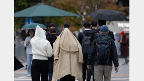 퇴근길 가을비…수도권 1㎜ 내외·강원 일부 빗방울