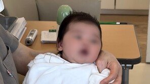 박수홍♥김다예, 생후 15일 딸 공개…짙은 눈썹·머리숱 풍성