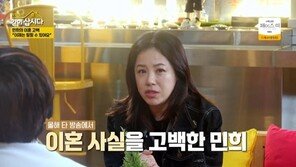 김민희 “10년 만에 이혼 고백한 이유?…전남편 암 진단”