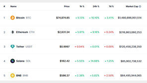 비트코인 10% 폭등, 사상최고 경신은 물론 7.4만달러 돌파
