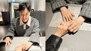 송지은, ♥박위와 손 꼭 잡고 데이트…결혼반지 인증