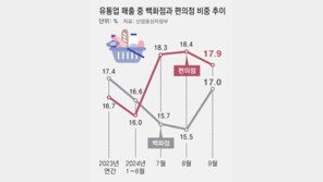 ‘진격의 편의점’… 백화점 넘본다