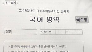 올해 수능 필적확인 문구 ‘저 넓은 세상에서 큰 꿈을 펼쳐라’