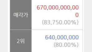 순간의 실수로 차 한대 값 날렸다…6700억 경매에서 무슨일이?