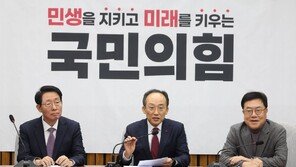 추경호 “국회법 개정안 등 위헌적 6개 악법 재의요구권 정식 건의”