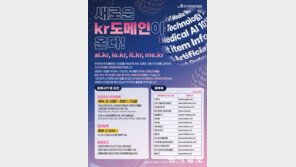 새로운 인터넷 주소 생긴다…ai.kr, io.kr, it.kr, me.kr 도입