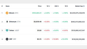 비트코인 7% 급등, 10만달러 돌파했는데 리플은 12% 폭락…왜?