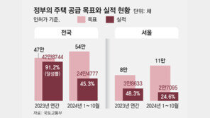 탄핵 정국에 주택공급 ‘비상’… 올해 목표 물량 절반도 못 미쳐