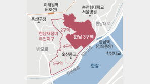 한남3구역, 6000채 규모 ‘미니 신도시’로