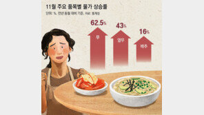 4인가족 한달 식비, 130만원도 모자라