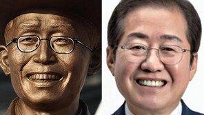 “안경 씌우니 홍준표”…동대구역 박정희 동상, 철거 민원 등장