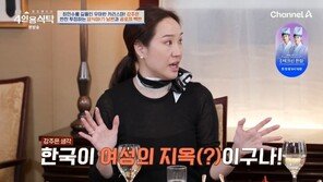 강주은 “공포의 백반…한국, 여자의 지옥이라 생각했다”