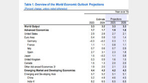 IMF, 올해 세계성장률 3.3% 전망…전년 10월 대비 0.1%p 상향