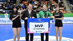 삼척시청 박새영, 핸드볼 H리그 여자부 1라운드 MVP 선정