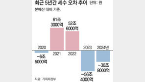 작년 30.8조 ‘세수펑크’… 계엄-내수부진에 예상보다 1.2조 커져