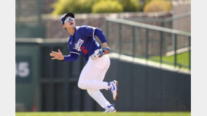 김혜성 MLB 시범경기 ‘무난한 데뷔전’