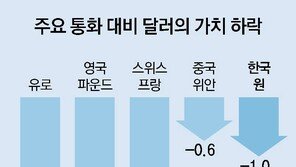 ‘힘빠지는 달러’… 트럼프 당선前 수준으로 가치하락