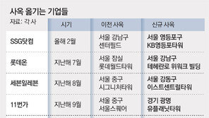 업황 부진 유통-건설업 “비용 줄이자” 본사사옥 이전 잇따라