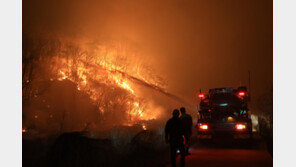 의성 산불 나흘째 확산…진화율 55%로 떨어져