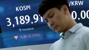 기관·외인 ‘팔자’ 전환…코스피, 4거래일 만에 3200선 아래로