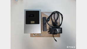 40cm 앞에서 쏴도 100인치 화면… ‘완성형 프로젝터’ LG 시네빔 쇼츠