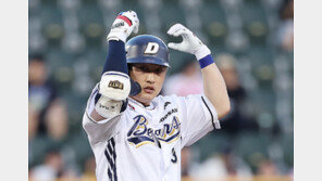 ‘김인태 9회말 끝내기’ 두산, KIA에 연이틀 역전승…3연승 행진