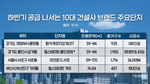 10대 건설사 브랜드 아파트, 청약 경쟁률·실거래가 모두 주도