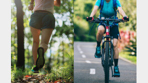 달리기 vs 자전거 타기…더 효과적인 운동은?