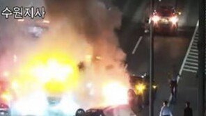 “견인기사 등 의인들이 도왔다”…경부선 ‘차량 전복 화재’ 40대 목숨 건져