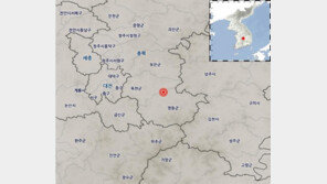 충북 옥천서 규모 3.1 지진…전북 무주서 “집이 흔들린다” 유감신고