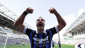 무고사 앞세운 K리그2 인천, 수원과 1-1 무…승격까지 ‘승점 9’ 남았다