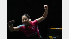 ‘스매시 첫 4강’ 신유빈, 탁구 세계랭킹 4계단 오른 13위