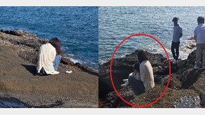 “천연기념물서 아이 용변 보게 한 中관광객…물티슈까지 버려”