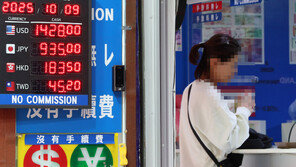 1400원대 고공행진 중인 원-달러 환율