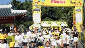 ‘피카츄’ 모자 쓴 4000명 제주를 달리다…‘포켓몬 런’ 대회