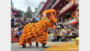 인천 차이나타운에 중국 사자춤 한마당