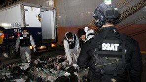 올해 해경이 압수한 코카인 1700kg…“전국민 투약하고도 남을 양”