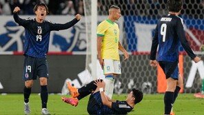 日 축구, 홍명보호 5-0 완파한 브라질에 사상 첫 승리