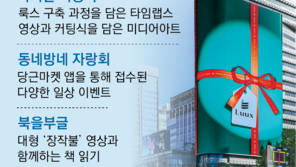 ‘가을밤 불멍-책멍’ ‘동네방네 자랑회’… 룩스와 함께 19일까지 시민참여 행사