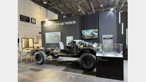 유럽 방산전시회서 소형전술차 전시… 중형표준차 양산 돌입