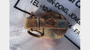 전주 아파트서 수류탄 발견…“살상력 없는 훈련용, 수거”