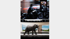 스튜디오 생방송 중 오토바이 질주… “AI 쇼핑영상 실감나네”