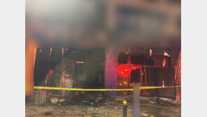 한밤 중 군산 아파트 모델하우스서 불…2.4억 규모 피해