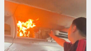 인천행 中여객기, 수하물 보조배터리 화재로 상하이 비상착륙