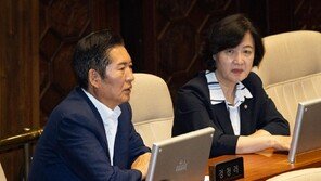 정청래 “추미애, 국힘이 위원장석 몰려와 회의 방해하면 형사고발하라”